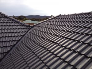 restored roof with corner view