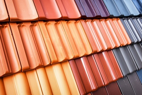 Selection of new terracotta roof tile colours and designs